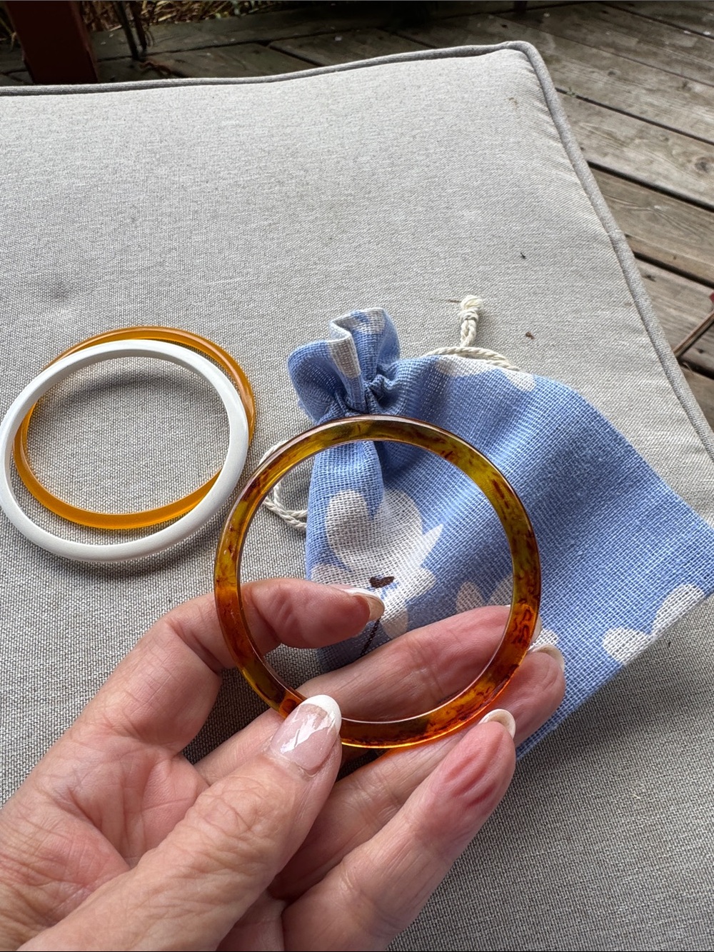 Bracelet Bundle Plus a Vintage Bakelite Apple Juice Bangle